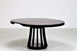 Outlet Pamono S11 Series Round Extending Table by Angelo Mangiarotti, Italy, 1970s