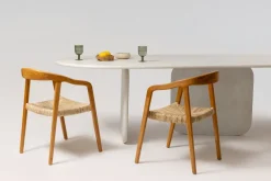 Pamono Sabā Mortex Table in Waxed Concrete from PLATŌ><noscript><img width=