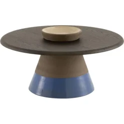 Pamono Sablier Laguna Oak and Clay Coffee Table by Morica Design> Tables