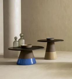 Pamono Sablier Laguna Oak and Clay Coffee Table by Morica Design> Tables