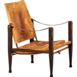 Pamono Safari Chair by Kaare Klint for Rud Rasmussen, Denmark, 1950s> Lounge Chairs & Armchairs