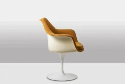 Pamono Saffron Yellow Tulip Armchair by Eero Saarinen for Knoll, 1960s-1970s><noscript><img width=