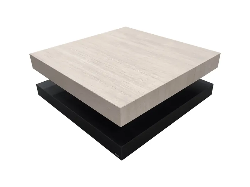 Clearance Pamono Sagra Coffee Table in Honed Italian Travertine Marble by Joaquín Moll