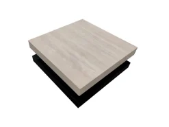 Clearance Pamono Sagra Coffee Table in Honed Italian Travertine Marble by Joaquín Moll