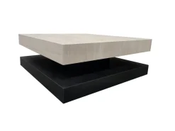 Clearance Pamono Sagra Coffee Table in Honed Italian Travertine Marble by Joaquín Moll