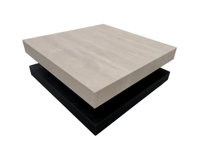 Clearance Pamono Sagra Coffee Table in Honed Italian Travertine Marble by Joaquín Moll