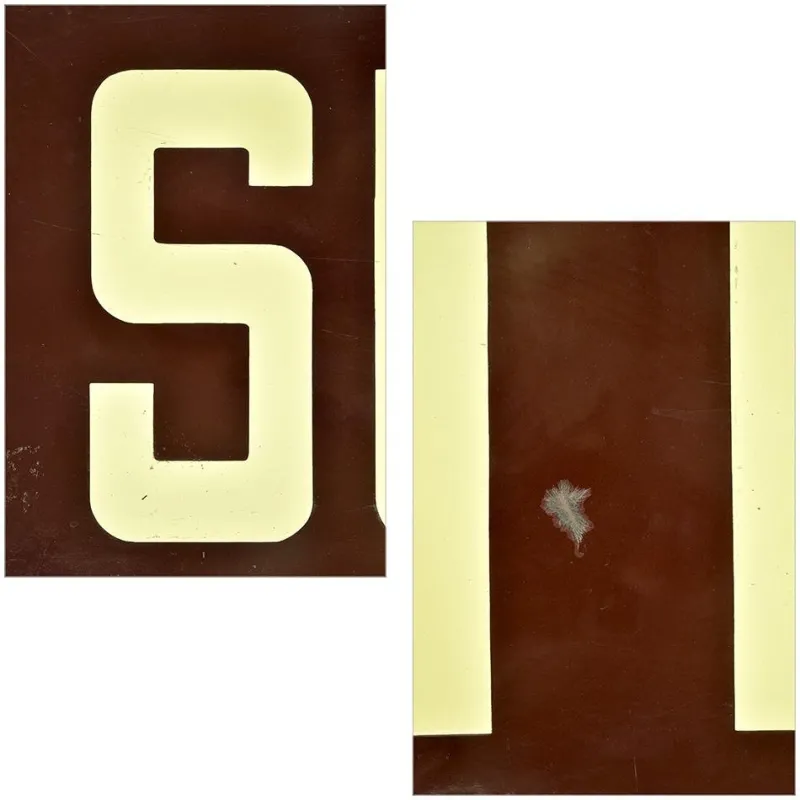 Pamono Saint Sulpice Enamel Plaque from the Alsatian Strasbourg Enamelworks> Wall Decor