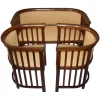 Pamono Salon Set attributed to Josef Hoffmann, 1910s, Set of 3> Living Room Sets