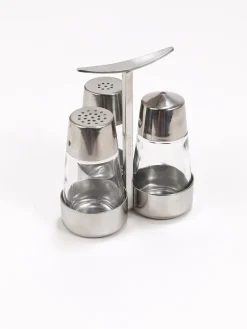 Pamono Salt and Pepper Menage Condiment Set by Marianne Dezel for Berndorf, 1960s><noscript><img width=