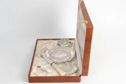 Pamono Salt and Pepper Set and Butter Dish, Set of 3><noscript><img width=