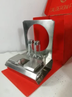 Pamono Salt and Pepper Set with Cheese Bowl by Gio Ponti for F.lli Calderoni, Italy, 1950s, Set of 8><noscript><img width=