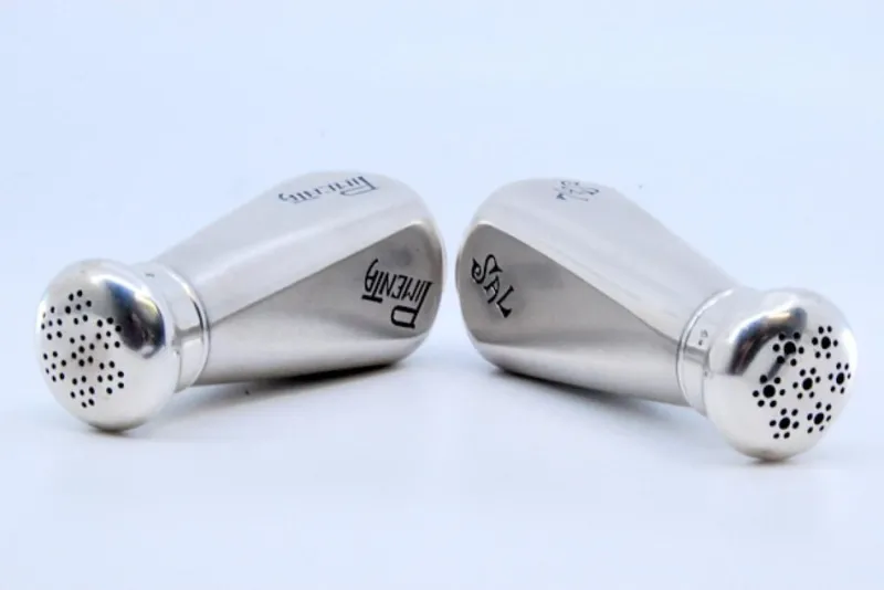 Clearance Pamono Salt and Pepper Shakers in Silver, Set of 2