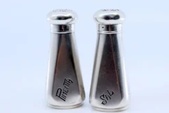 Clearance Pamono Salt and Pepper Shakers in Silver, Set of 2