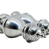Pamono Salt and Pepper Shakers in Silver with Knob Lids, Set of 2> Salt & Pepper Shakers