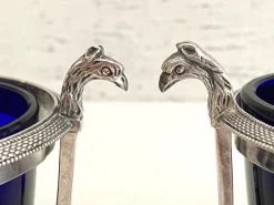 Discount Pamono Salt Cellars in Silver, 1800