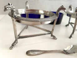 Discount Pamono Salt Cellars in Silver, 1800
