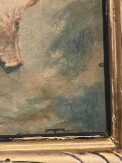Clearance Pamono Salucci Tullio, Figures, Watercolor on Cardboard, Early 20th Century