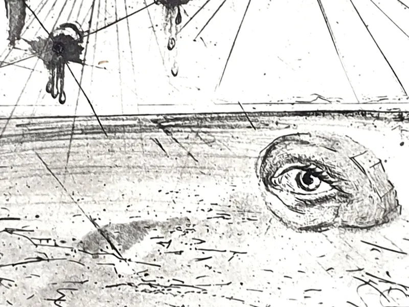 Pamono Salvador Dali - Argus - Original Etching 1962> Surrealist