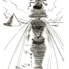 New Pamono Salvador Dali - Cleopatra - Original Etching 1969