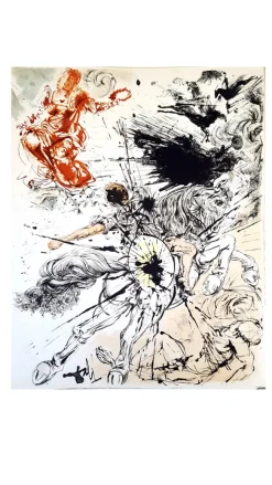 Clearance Pamono Salvador Dali - Don Quichotte - Original Lithograph 1957