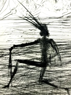 Clearance Pamono Salvador Dali - Kneeling Knight - Original Etching 1969