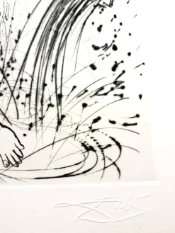 Online Pamono Salvador Dali - Nude at the Fountain - Original Etching 1967