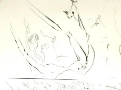 Pamono Salvador Dali - Venus in Furs - Original Stamp-Signed Etching 1968> Surrealist