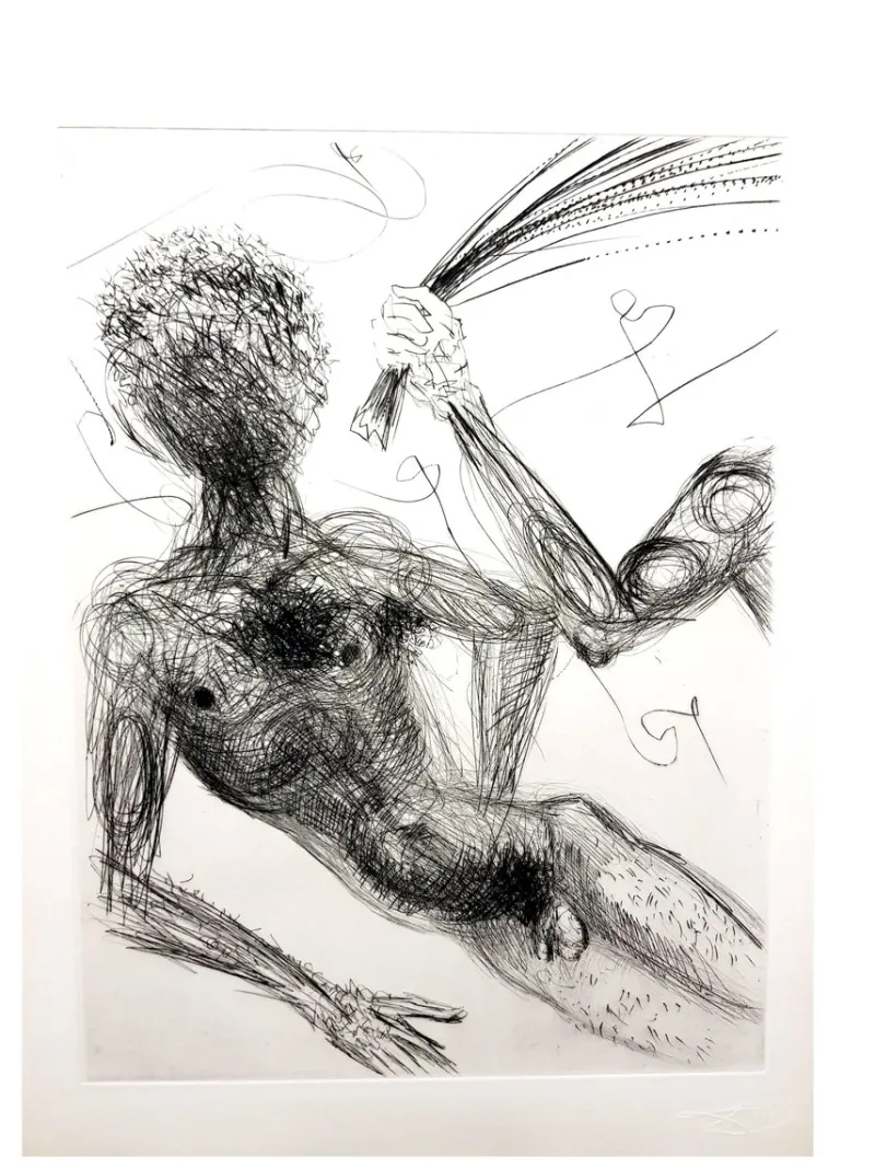 Best Pamono Salvador Dali - Venus in Furs - Original Stamp-Signed Etching 1968