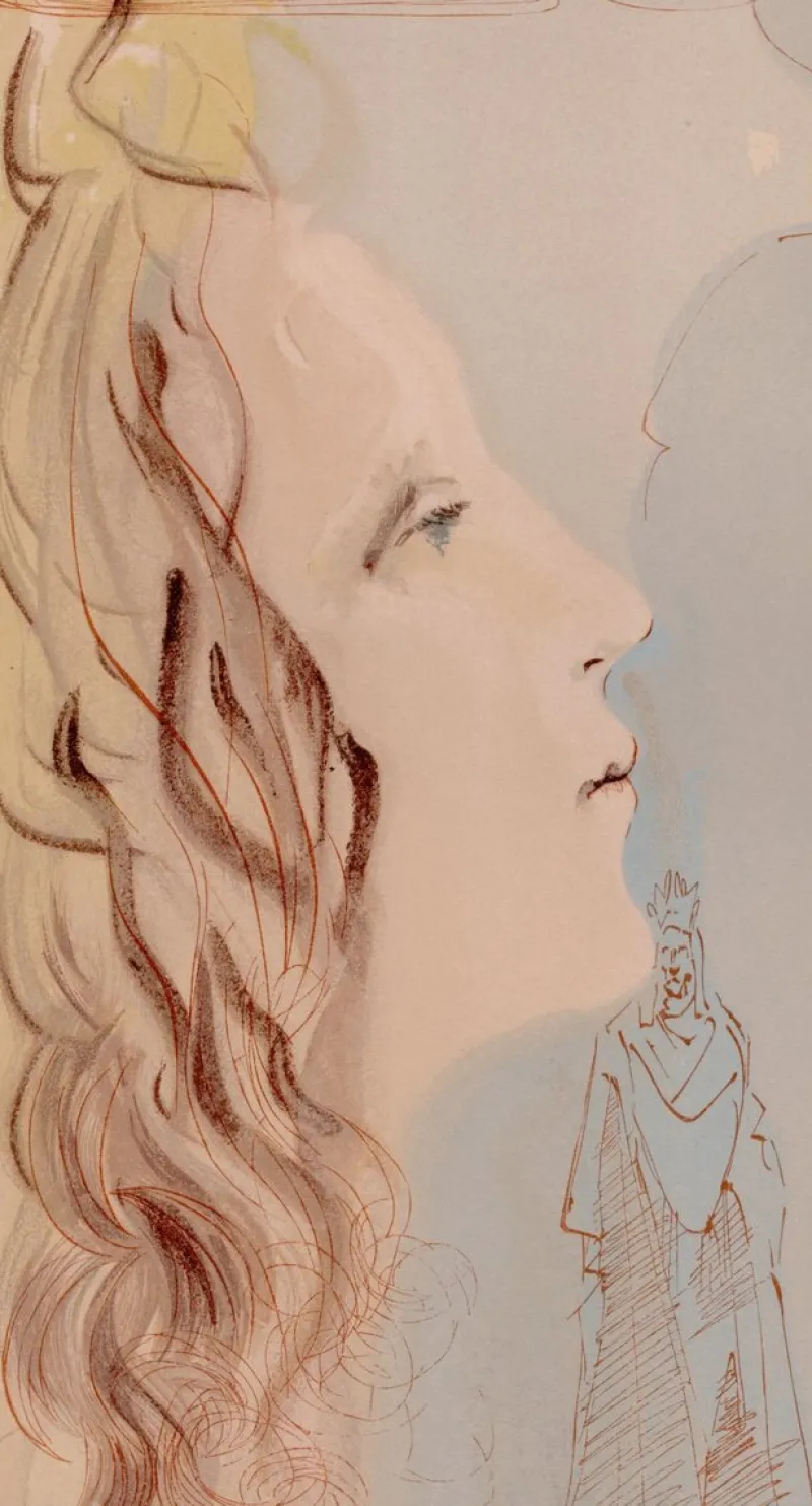 Pamono Salvador Dali, Ascension to Venus, 1964, Original Woodcut> Surrealist