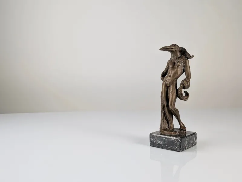 Pamono Salvador Dali, Birdman Sculpture, 1960s, Bronze> Sculpture