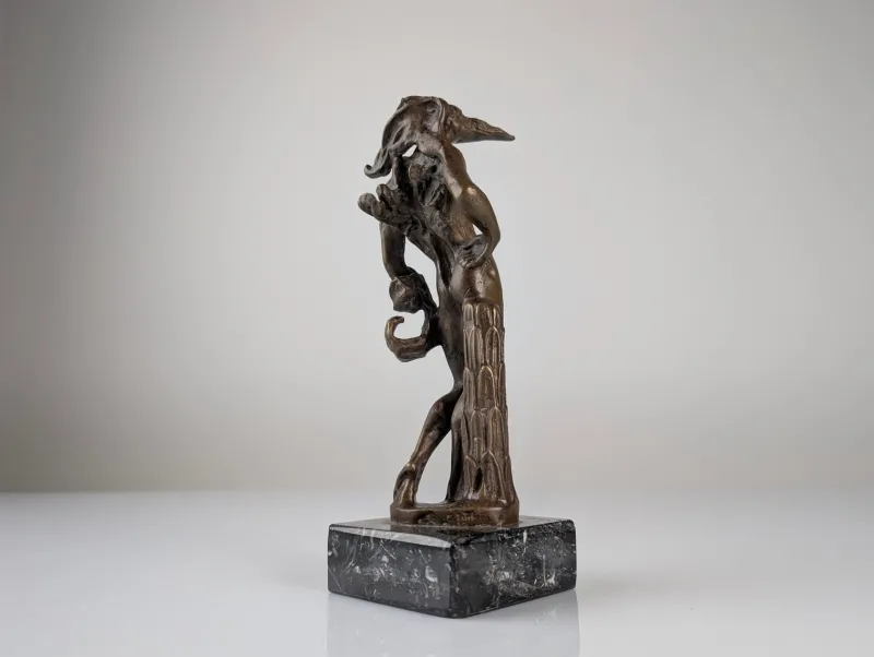 Pamono Salvador Dali, Birdman Sculpture, 1960s, Bronze> Sculpture
