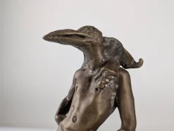 Pamono Salvador Dali, Birdman Sculpture, 1960s, Bronze><noscript><img width=