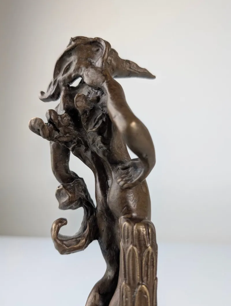 Pamono Salvador Dali, Birdman Sculpture, 1960s, Bronze> Sculpture
