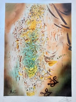 Pamono Salvador Dali, Cosmic Madonna, Original Lithograph, 1970s> Surrealist