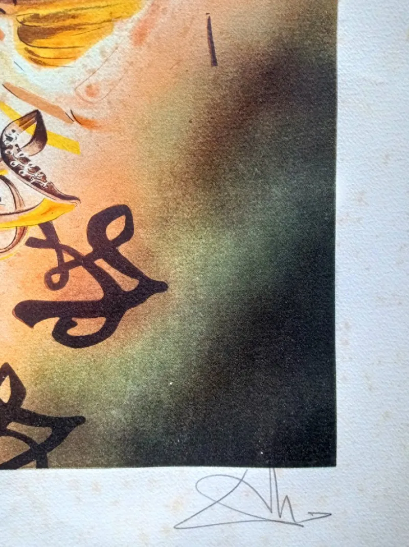 Pamono Salvador Dali, Cosmic Madonna, Original Lithograph, 1970s> Surrealist