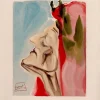 Outlet Pamono Salvador Dali, Dante Doubting, 1964, Original Woodcut