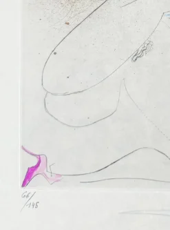 New Pamono Salvador Dali, Femme à le béquille, 1969, Etching