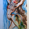 Pamono Salvador Dali, La Femme Cheval, 1971, Original Hand-Signed Color Lithograph> Surrealist