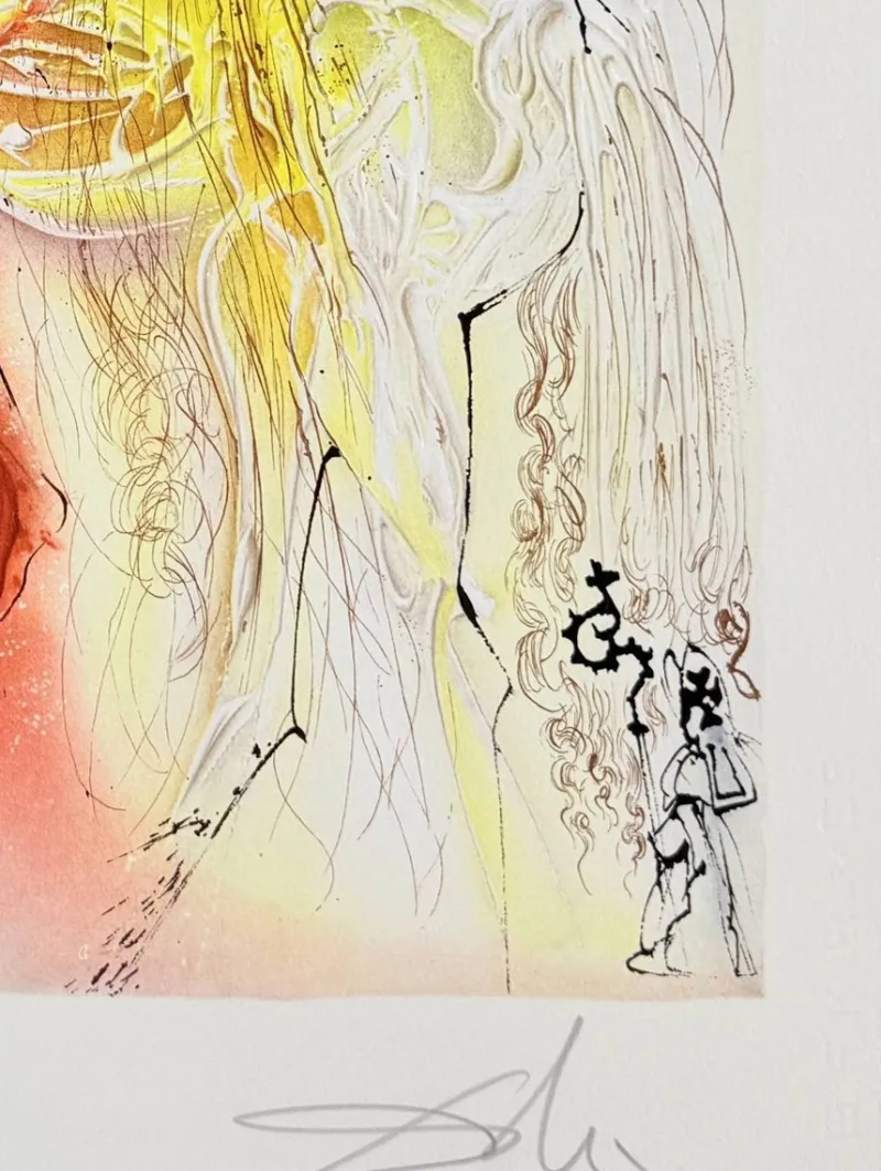 Pamono Salvador Dali, Lady Godiva, 1970, Lithograph> Surrealist