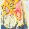 New Pamono Salvador Dali, Le Cavalier Triomphant, 1973, Drypoint Etching on Chromolithograph