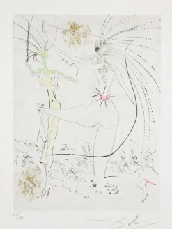 Best Pamono Salvador Dali, Les Fesses Piquantes, 1969, Etching