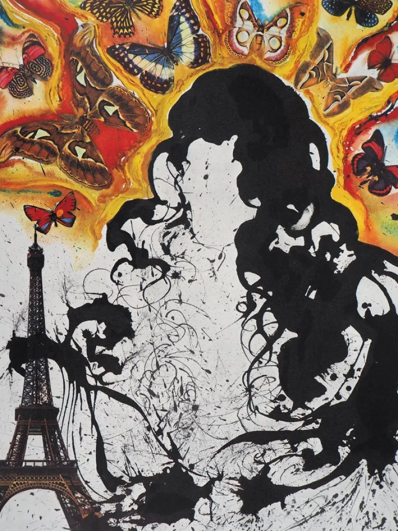 Sale Pamono Salvador Dali, Paris, Butterfly Suite, Original Lithograph