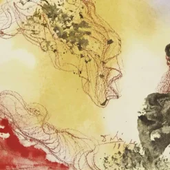 Hot Pamono Salvador Dali, Sanctus Raphael et Tobias, Lithograph, 1964