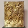 Pamono Salvador Dali, The Birth of Animals, 1978, Galvanised Silver on Marble Base> Mid-Century