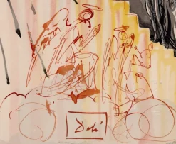 Outlet Pamono Salvador Dali, The Celestial Ladder, 1964, Original Woodcut