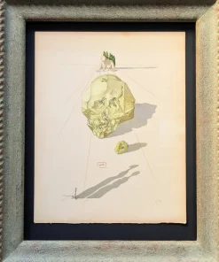 Clearance Pamono Salvador Dali, The Divine Comedy: Inferno 23, The Torment of the Hypocrites, 1963, Original Hand-Signed Woodcut in Colors