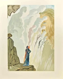 Pamono Salvador Dali, The Divine Comedy: Ecstatic Visions, Woodcut Print, 1963> Surrealist