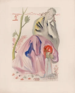 Pamono Salvador Dali, The Golden Age, 1964, Original Woodcut> Surrealist