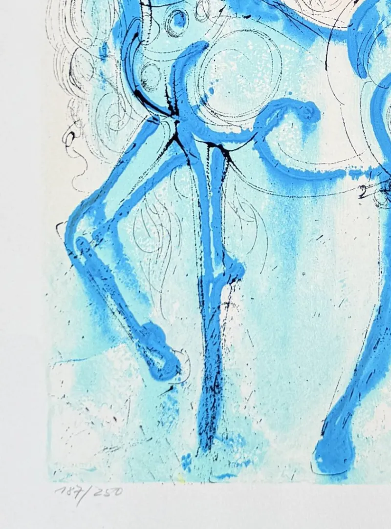 Clearance Pamono Salvador Dali, The Triumphal Horse, 1970, Lithograph