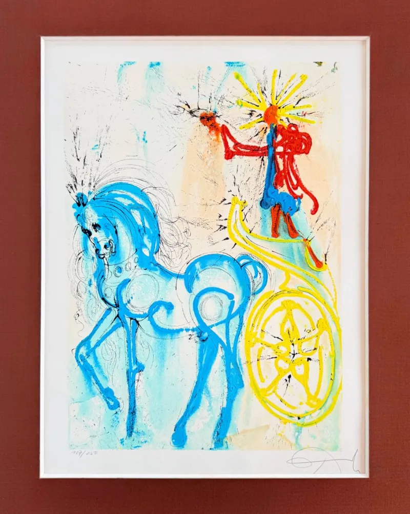 Clearance Pamono Salvador Dali, The Triumphal Horse, 1970, Lithograph
